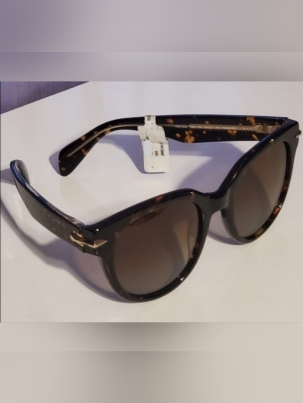 Rag & Bone RNB 1003/S Havana Crystal Polarized Sunglasses